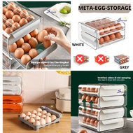 Toserba EGG DRAWER 2-TIER EGG STORAGE BOX META EGG STORAGE BOX 2-TIER EGG RACK EGG STORAGE BOX/