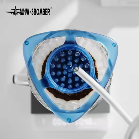 MHW-3BOMBER 1/2/3 Pcs Pour Over Coffee Splitter Control Flow Rate Coffee Dripper Portable Coffee Acc
