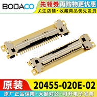 20455-020E-02 Original Genuine SMD, P = 0.5mm Lower Connection 20P Horizontal Sticker 0.3mm Pitch