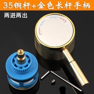 【现货】Anti-slip Rotating Flying Rain Waterfall Faucet Double Outlet Hot and Cooling Switch Handwheel V