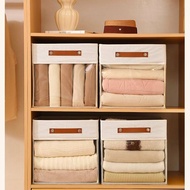 Foldable ORGANIZER Box 33X33CM NON-WOVEN Fabric STORAGE Box with Transparent Window Multipurpose CUB