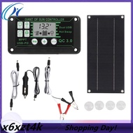 600W Solar Panel Kit with 100A Charge Controller Solar Charging for Outdoor RV Camping Boat Trailer