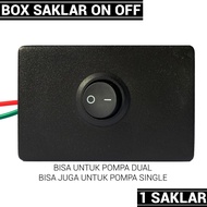 Box Saklar On Off Kotak Dilengkapi dengan 1 Saklar dan Jac DC