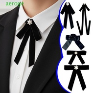 AEROGEM Black Ribbon Pin, Skin Cancer Awareness Black Bow Brooch Pin, Simple Velvet Melanoma Cancer 