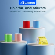 CLABEL 221B/220B/230B/320B Colorful Thermal Label Sticker, Sticker Custom Waterproof, Price Tag, Bra