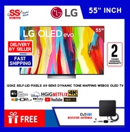 【 DELIVERY BY SELLER 】LG 55 Inch / 77 Inch C2 OLED55C2PSA  / OLED77G2PSA  /  4K Smart SELF-LIT OLED TV with AI ThinQ®
