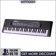 [ammoon]61 Keys Digital Electronic Keyboard / Piano with Microphone, USB Cable