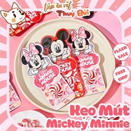 Mickey / Minnie Strawberry Lollipops, Disney Fictional Character Lollipops, Fruit Lollipops
