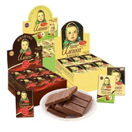Ready Stock Fast Shipping Russia Eileen Qiao Snacks Big Head Doll Milk Mini Dark Chocolate 15g * 42 
