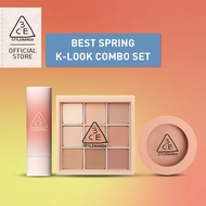 3CE Hue Are You - Spring Bundle 2 (Cashmere Hug Lipstick +   Multi Eye Color Palette + Face Blush)