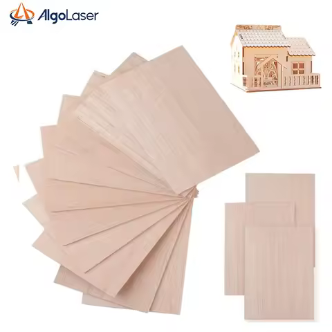 10pcs Basswood Sheets Plywood 300x300mm 3mm Thick For Craft DIY Project Cutting Wood DIY Craft Model