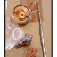 nozzle set spray gun f100 ( nozzle cup seal jarum)