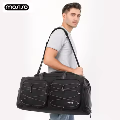 MOSISO Baseball Bat Bag, Large Capacity Catchers Gear Duffle Bag with Shoe Compartment&Adjustable Sh