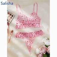Sexy Lingerie Sexy Lingerie French Style Wireless Underwear Sexy Lace Bra Low-Waist Push-Up Underwea