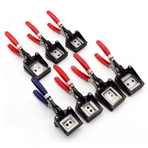 35x45mm ID Photo Punch Keyring Picture Die Cutter Handheld Photography Passport Plier Cutting Tool