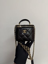 Chanel 小盒子 vanity case 長盒子 chanel wallet on chain