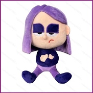 HT Duolingo Lily Plush Dolls Gift For Girls Home Decor Purple Hair Girl Stuffed Toys For Kids Baby E