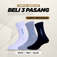 Marel Socks - 3 Pairs of Crew Socks - Casual Socks - Men's and Women's Socks Crew Socks Men