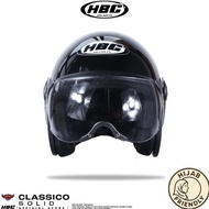 HBC CLASSICO SOLID Half Face Helmet SNI Original