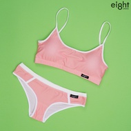 Ei8ht UNDIES || Women's Underwear SET / Women'S Swimwear SET - STRAP Top + BRIEF Pants - PINK With W