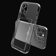 เคส TPU กันกระแทกซองใส่บัตร Slot เคสโทรศัพท์สำหรับ OPPO A57 A77 A17K A58 A78 A15s A16K A93 a3S A5 A1