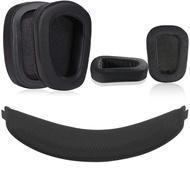 Replacement Earpads Cushion Ear Pad Headband Set For Logitech G933 G633 Headphones Headset