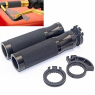 Original Universal 7/8'' 22MM Motorcycle CNC Rubber Gel handle bar grips For kawasaki Z800 Z900 Z100