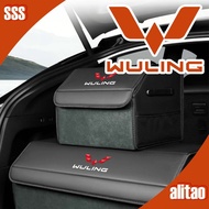 [READY] WULING Starlight Darion EV Tail Box Foldable Leather Storage Box WULING AIR EV Trunk Storage