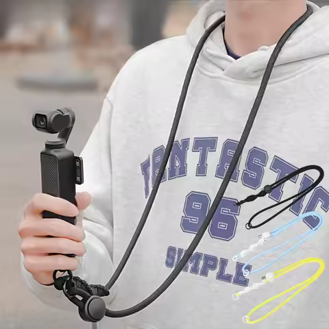 For Insta360 X4 X5 Quick Release Anti-loss Lanyard Action Cam Outdoor Shoulder Travel Lanyard for DJ