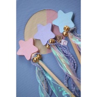 MOMIYO COLORED Magic Wands | Star Wands | Heart Wands | Fairy Wand | Fairy Wooden Toy