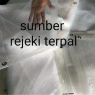 Transparent clear plastic tarpaulin size 4x5 HM