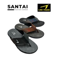 SFC LINE 7 Men Slipper Line Seven Men Sandal Slipper Anti Slip Kasut Line 7 Selipar Anti Licin Selip