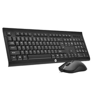 HP KM100แป้นพิมพ์และเมาส์ComboชุดUSBแบบมีสาย104คีย์เมมเบรนกันน้ำและ1600DPIเมาส์สำหรับคอมพิวเตอร์PCแล