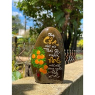 Calligraphy miniature stone, meaningful gift