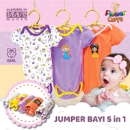 5 pc Baby Girl Boy Jumper Clothes 0-2 Years Baby Jumpsuit BC-01-4 Baby Girl Boy Clothes Baby T-shirt