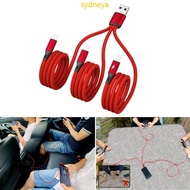 Best 20cm 116cm 3 in 1 Quick Charging Cord USB to 3x Type-C Connectors Charger Cable