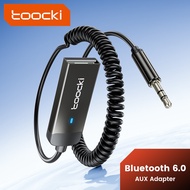 Toocki Bluetooth Car USB Bluetooth 6.0 Car Stereo Audio Connection Cable Car Aux Bluetooth Adapter 3