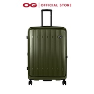 AMERICAN FLYER 28" Polycarbonte 4 Double Wheels Expandable Trolley Case - Army Green