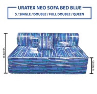 Uratex Neo Sofabed 100% Uratex with (3 Years Warranty) Single Double Queen King-Sizes
