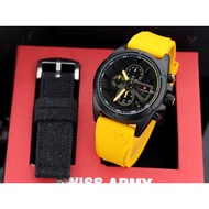 Jam tangan pria Swiss army 4461 Fashion Tanggal dan Chronograph aktif Free box ekslusif dan baterai