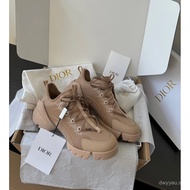 ￼ [Purchasing Agent Level]Dior/Dior Dr Dijia Dad Shoes Sneaker Embroidered White Sneakers Versatile 