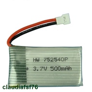 1pcs 3.7V 500mAh 752540P Battry For Syma X5C X5SC X5SW M68 X5HC X5HW X400 X800 four-axis Model aircr