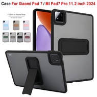 For Xiaomi Pad 7 MI Pad7 Pro 11.2 inch 2024 High Quality TPU Adjustable Folding Bracket Shockproof S