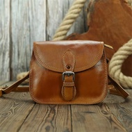 Antique Genuine Leather Women's Sling Bag - Genuine Leather Women's Mini Shoulder Bag