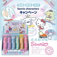 [Ready Stock] High-value Sanrio Dot Glue Pen Girl Heart Handbook DIY Sticker Tape Pen Dot Glue Pen S