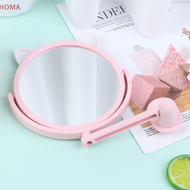 💖【Lowest price】HOMA Folding Wall Mount Vanity Mirror Without Drill Swivel Bathroom Cosmetic Makeup
