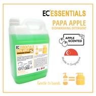 PAPA Apple Dishwashing Detergent 5L by EastChem | Dishwashing Liquid Gentle to Hands | Apple Scented