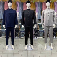 BAJU MELAYU SLIM FIT HEAVY DULL SATIN