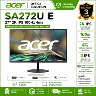 Acer SA272U E 27 IPS 100Hz 1ms HDR10 AMD FreeSync Monitor – 99% sRGB – 2 HDMI + DP – 1W x2 Speaker –
