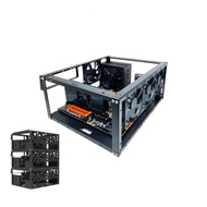 DIY Computer Case PC Frame Desktop Chassis Stackable Rack Stand Open Air Testbench Fits ATX ITX Macr